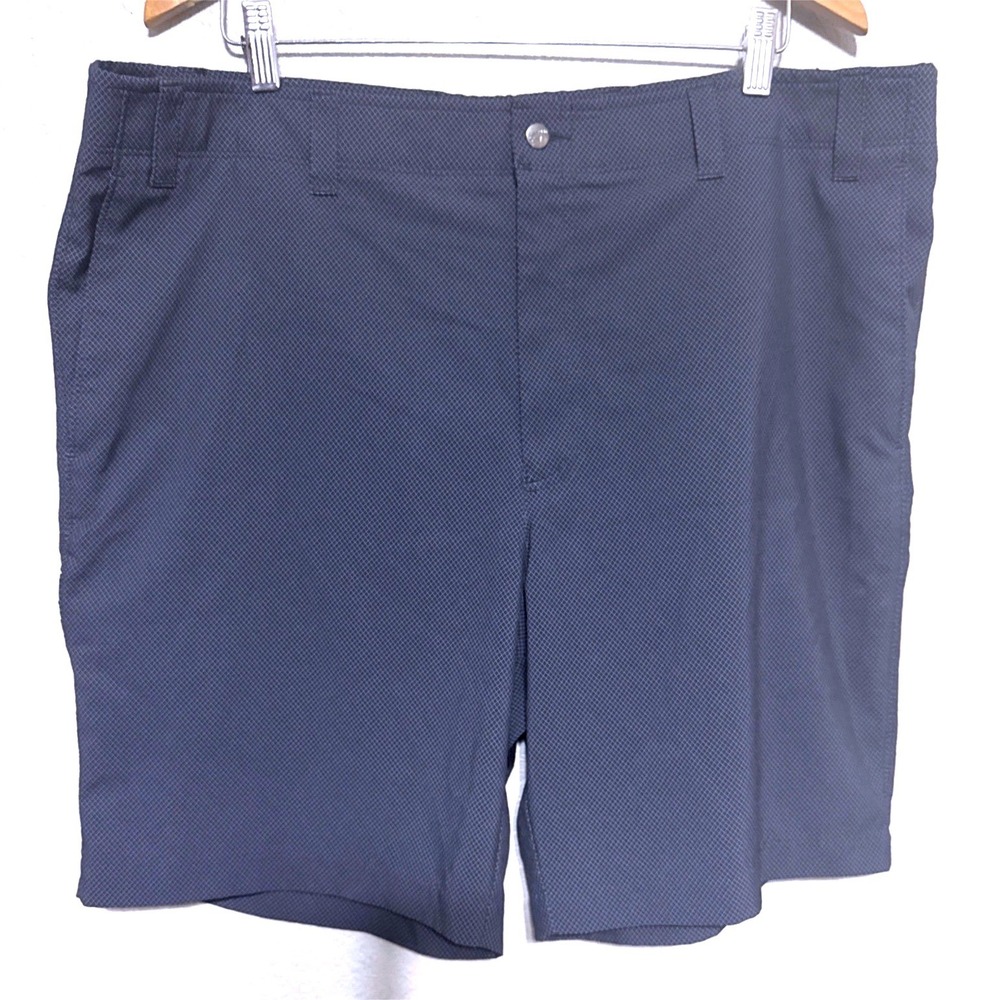 Callaway Golf Shorts Men's 42 Blue Diamond Print‎ Performance Casual Lightweight